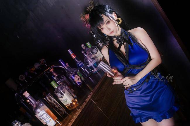 Cosplay福利/蒂法 御姐礼服 Cn：神本无尾