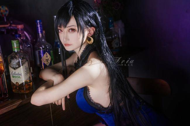 Cosplay福利/蒂法 御姐礼服 Cn：神本无尾