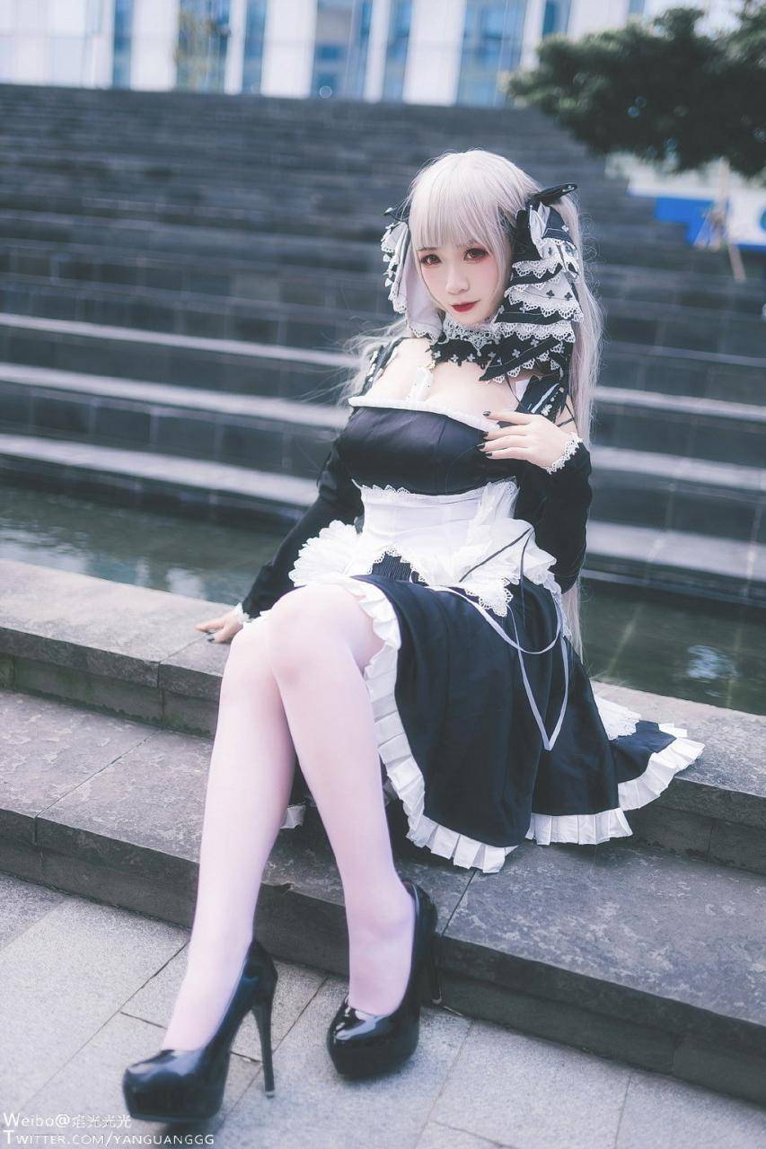 Cosplay福利/碧蓝航线 可畏 Cn：樱落酱w