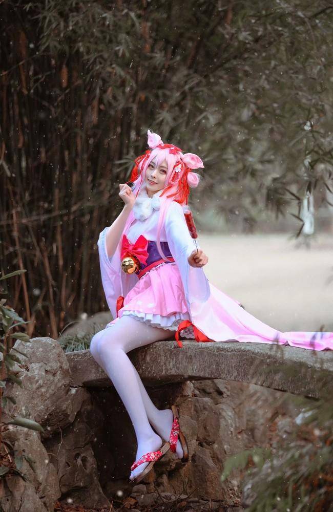 Cosplay福利/如月cosplay Cn：樱岛嗷一