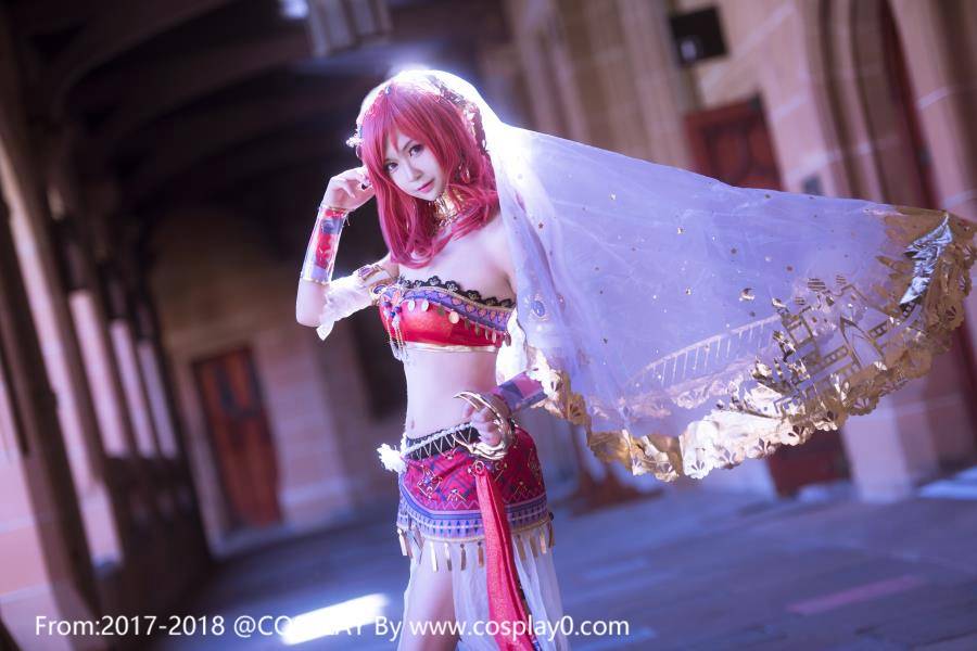 Cosplay福利/汐颜玲CosplayLoveLive西木野真姬性感舞娘美女福利图片