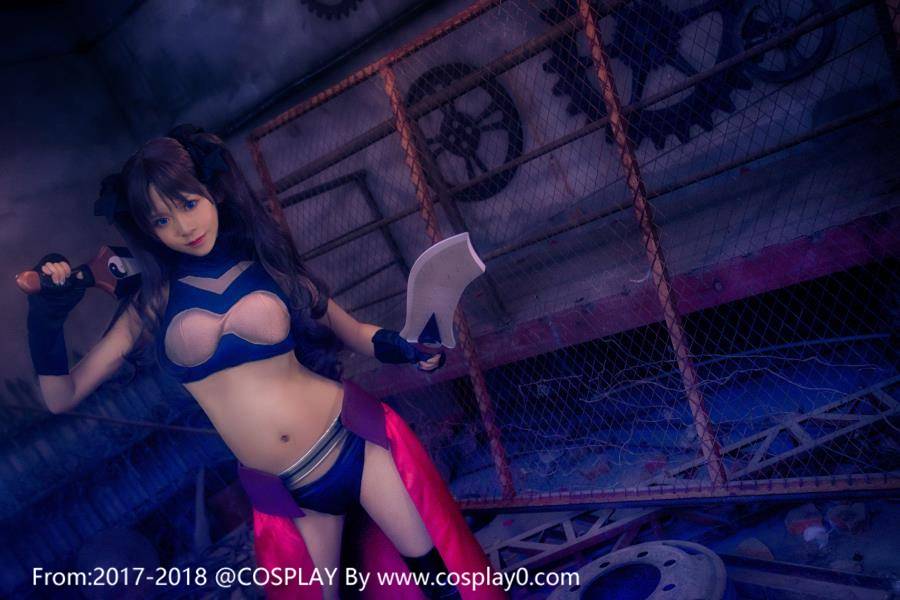 Cosplay福利/Fate远坂凛Cosplay双马尾萝莉美腿诱惑福利图片