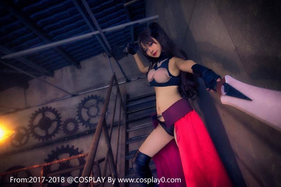 Cosplay福利/Fate远坂凛Cosplay双马尾萝莉美腿诱惑福利图片