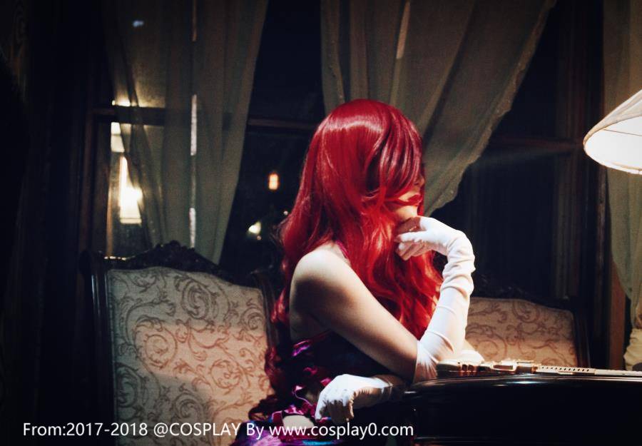 Cosplay福利/英雄联盟赏金猎人厄运小姐黑丝美女Cosplay福利