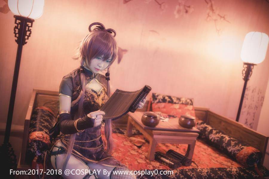 Cosplay福利/汐颜玲Cosplay金丝雀洛天依黑丝萝莉福利图片