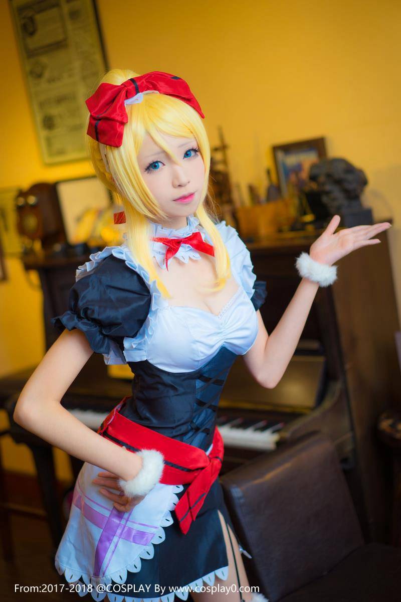 Cosplay福利/青青子w女仆装绚濑绘里东条希Cosplay萝莉福利图片