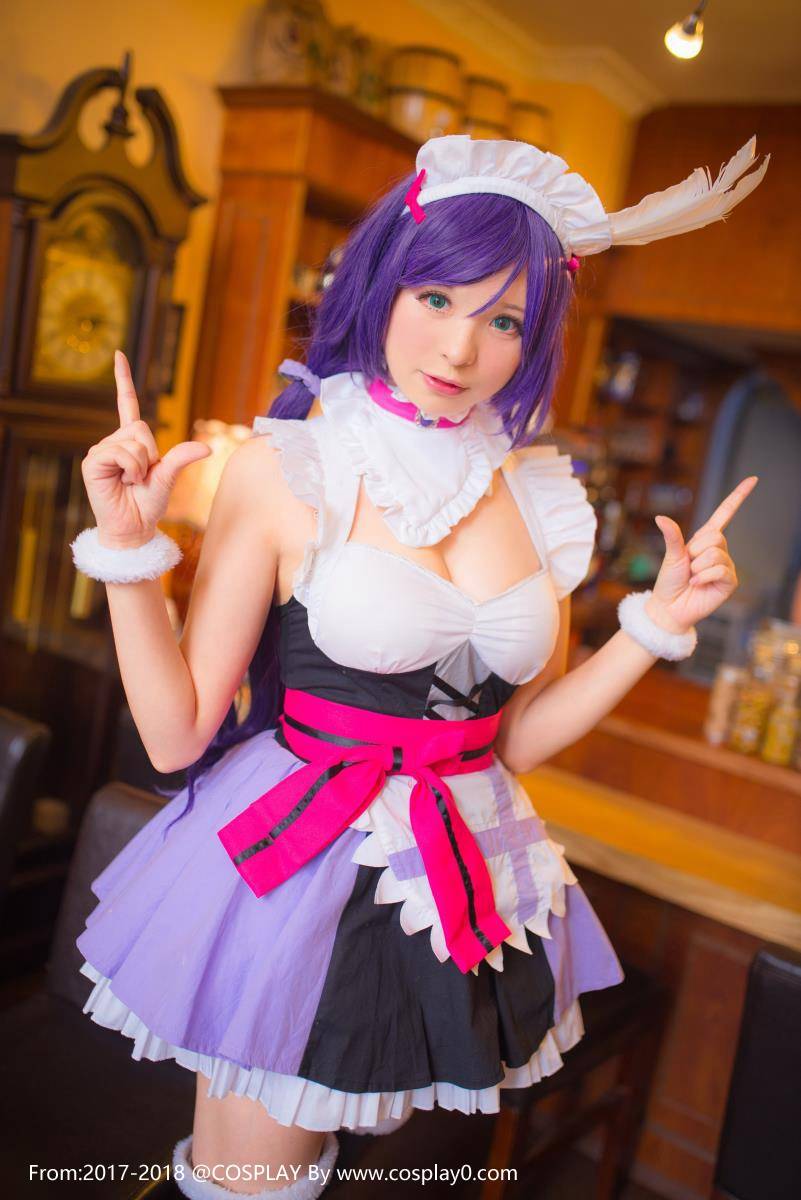 Cosplay福利/青青子w女仆装绚濑绘里东条希Cosplay萝莉福利图片
