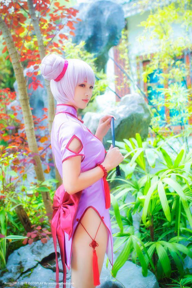 Cosplay福利/王者荣耀小乔白丝萝莉美腿Cosplay福利图片