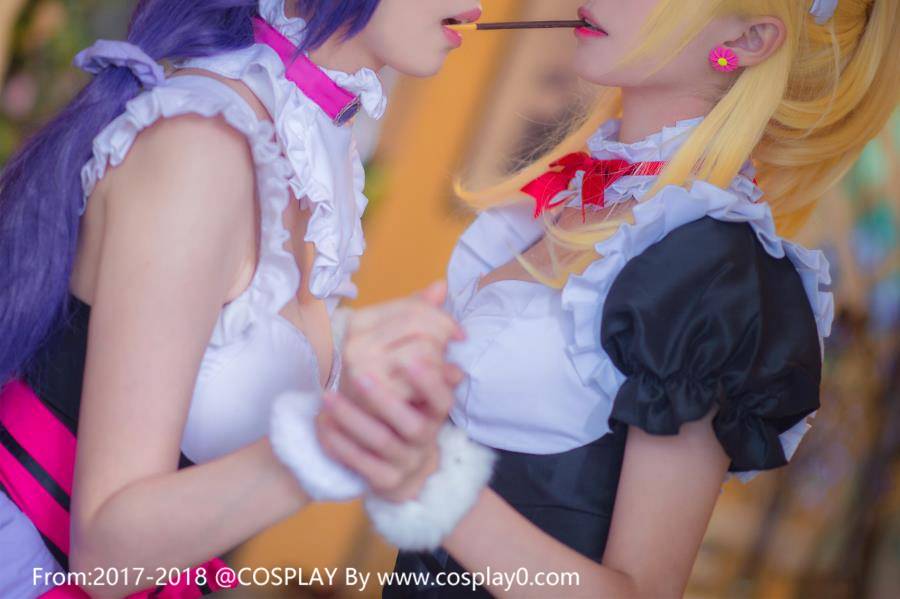 Cosplay福利/青青子w女仆装绚濑绘里东条希Cosplay萝莉福利图片