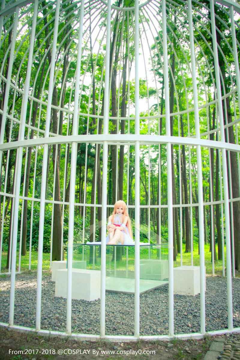 Cosplay福利/刀剑神域Cosplay亚丝娜美女萝莉裸足福利图片