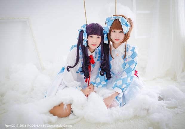 Cosplay福利/魔卡少女樱木之本樱Cosplay白丝萝莉高清福利图
