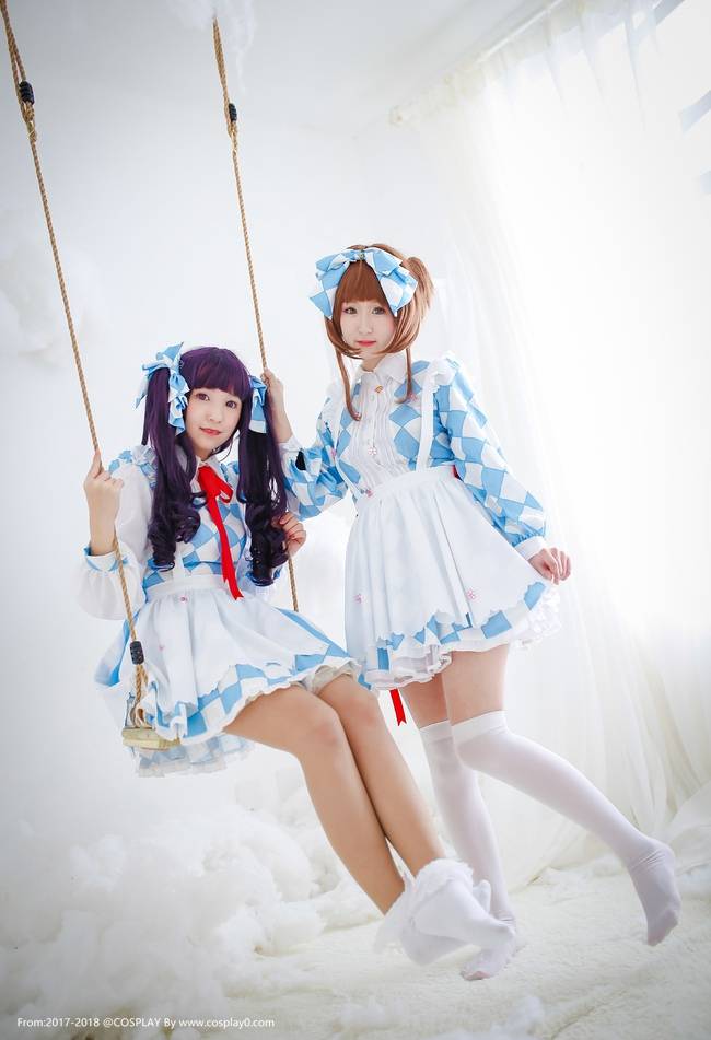 Cosplay福利/魔卡少女樱木之本樱Cosplay白丝萝莉高清福利图