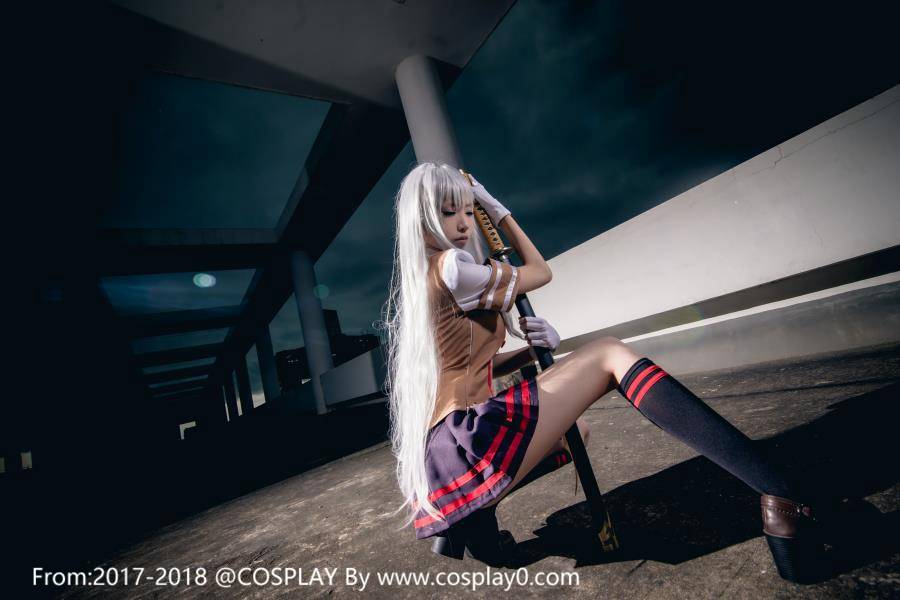 Cosplay福利/萌妹子青青子w一骑当千赵云子龙Cosplay胖次福利图