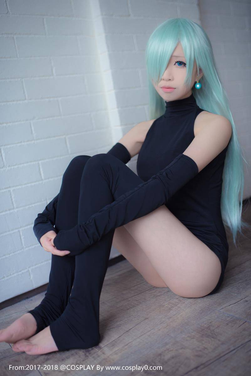 Cosplay福利/青青子w七原罪Cosplay伊丽莎白·里昂妮丝大尺度福利图