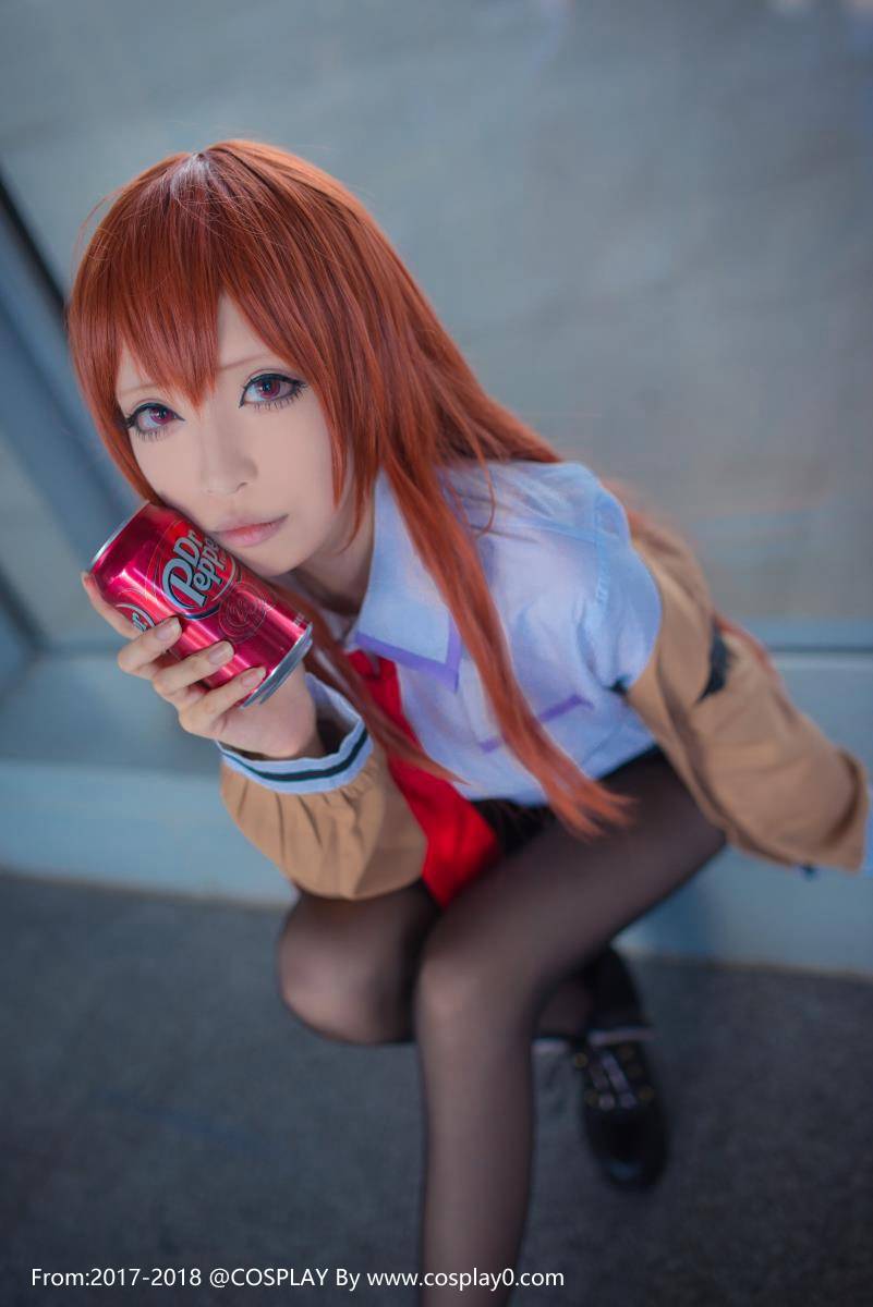 Cosplay福利/青青子Cosplay命运石之门牧濑红莉栖黑丝美腿福利图