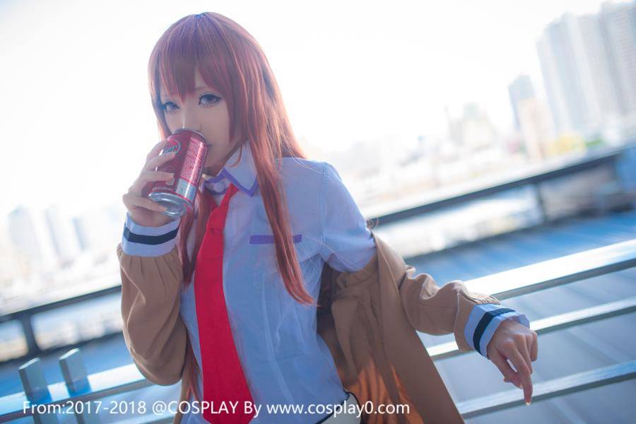 Cosplay福利/青青子Cosplay命运石之门牧濑红莉栖黑丝美腿福利图