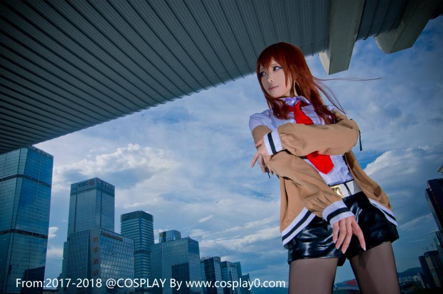 Cosplay福利/青青子Cosplay命运石之门牧濑红莉栖黑丝美腿福利图