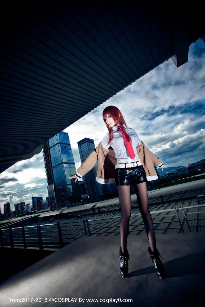 Cosplay福利/青青子Cosplay命运石之门牧濑红莉栖黑丝美腿福利图