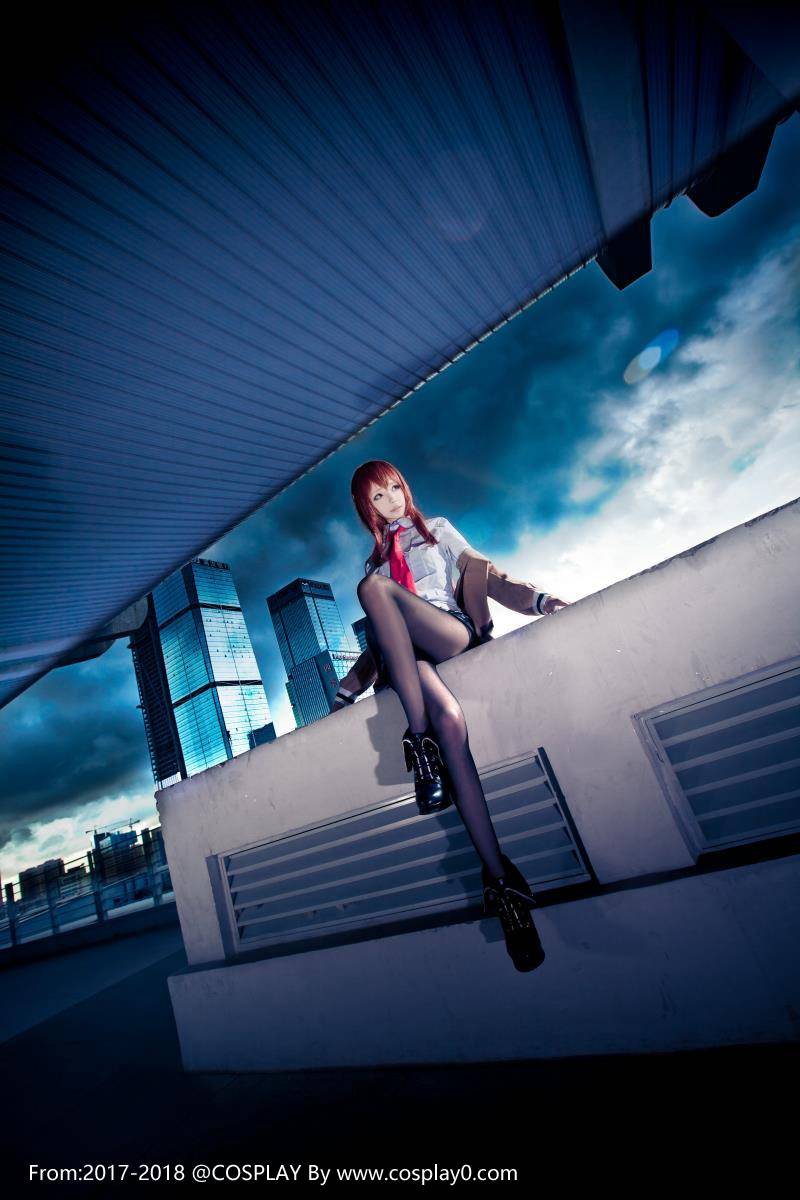 Cosplay福利/青青子Cosplay命运石之门牧濑红莉栖黑丝美腿福利图