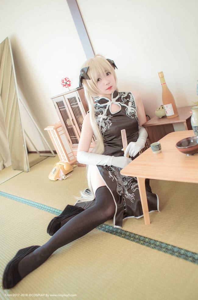 Cosplay福利/春日野穹诱惑黑丝美女无下限Cosplay无圣光福利