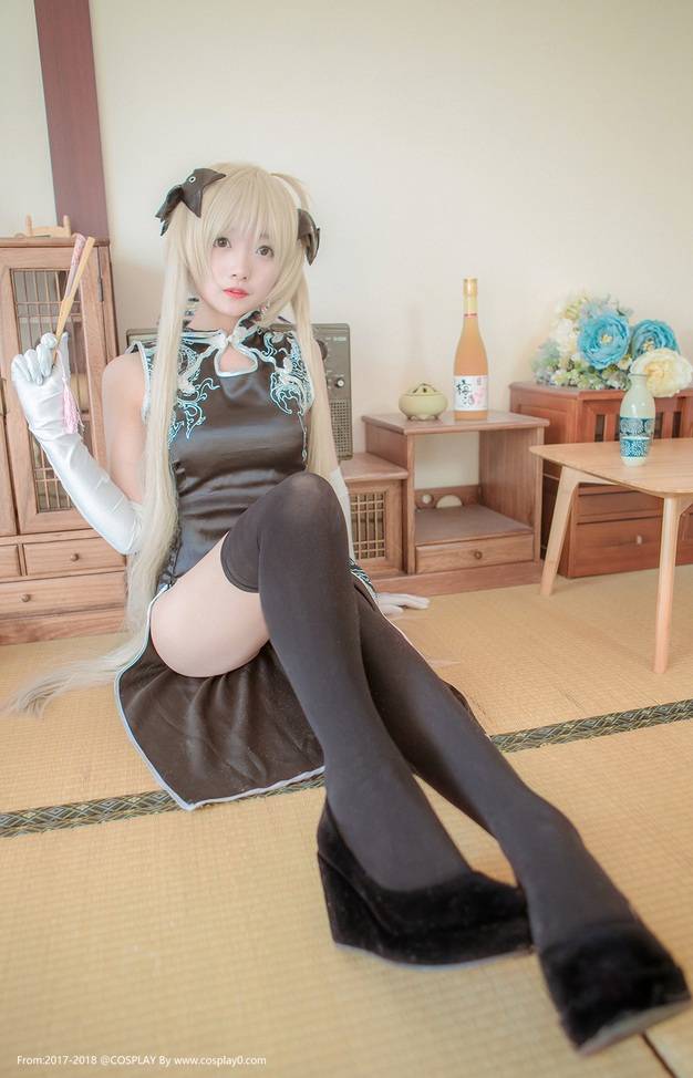 Cosplay福利/春日野穹诱惑黑丝美女无下限Cosplay无圣光福利