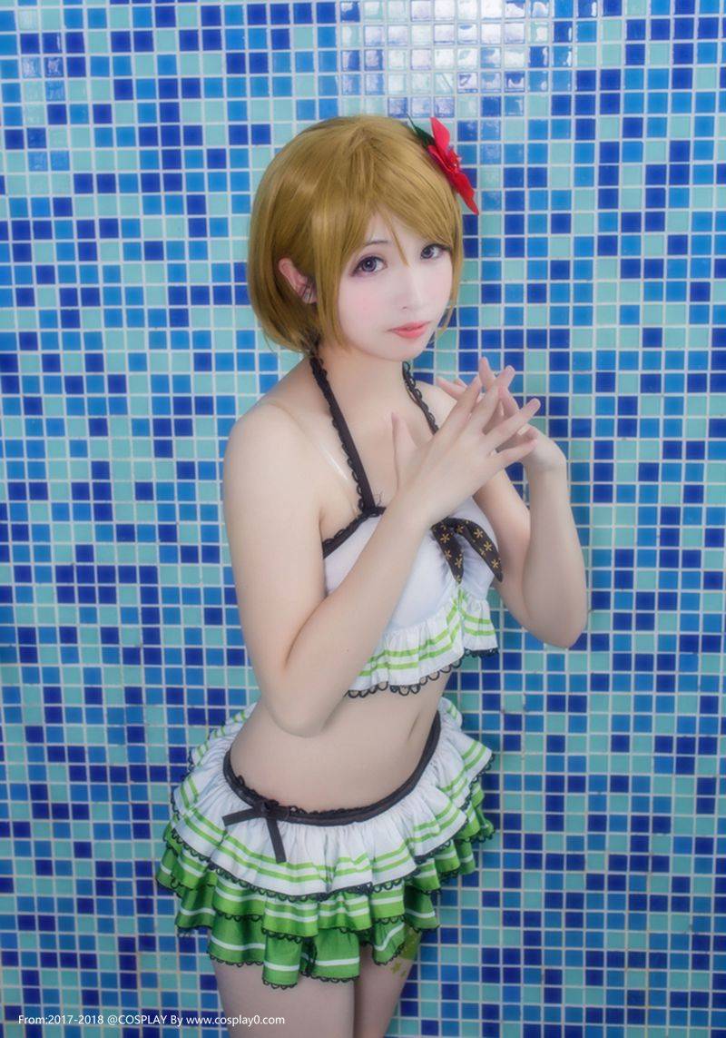 Cosplay福利/lovelive小泉花阳水着泳装无圣光cosplay福利图