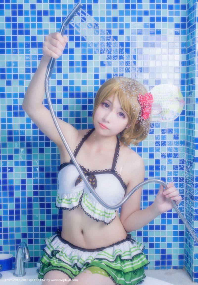 Cosplay福利/lovelive小泉花阳水着泳装无圣光cosplay福利图