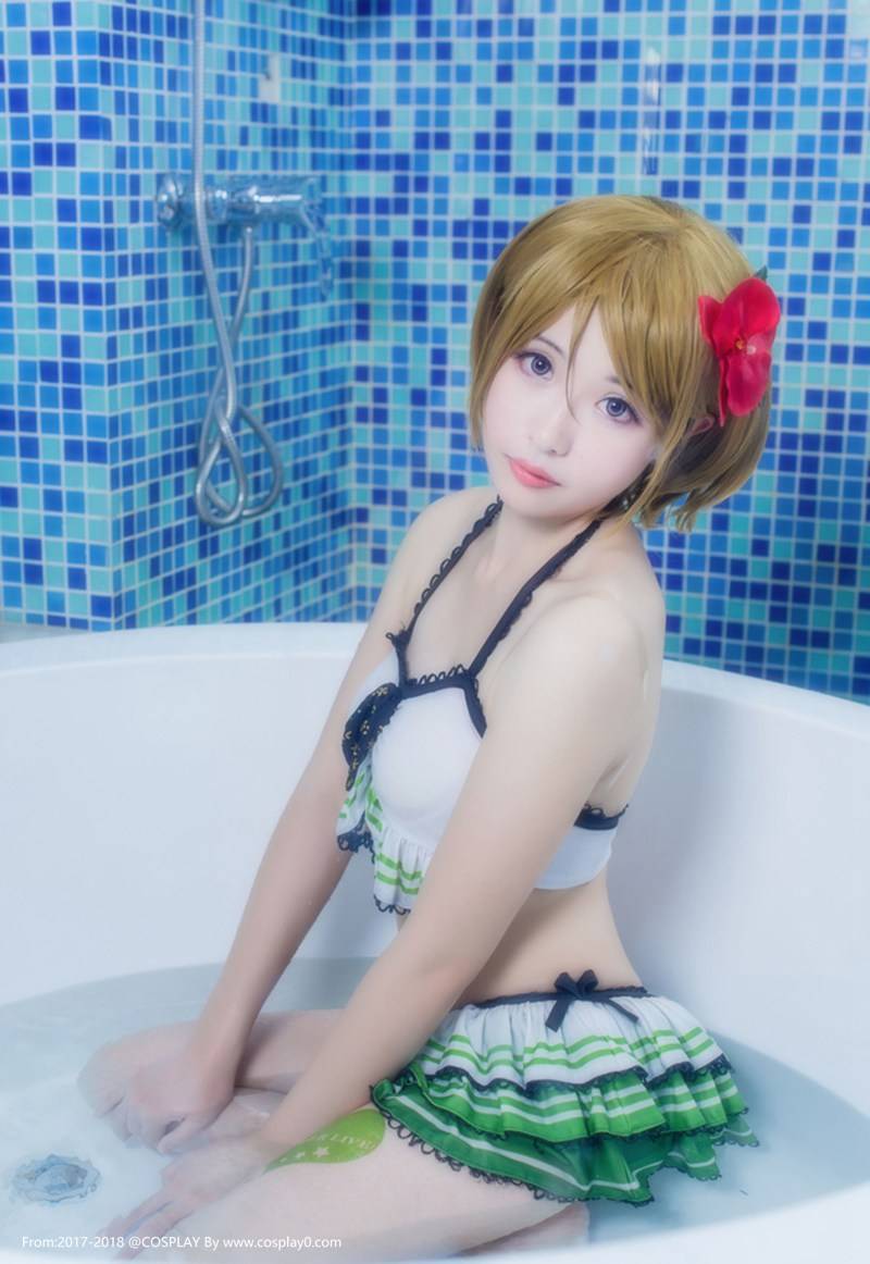 Cosplay福利/lovelive小泉花阳水着泳装无圣光cosplay福利图