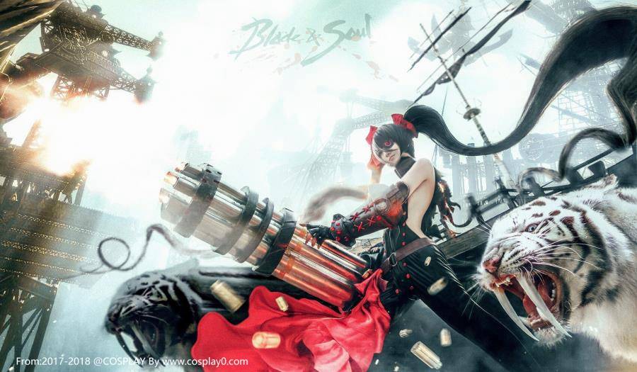 Cosplay福利/性感美女人气Coser啾小妍剑灵火炮兰Cosplay福利