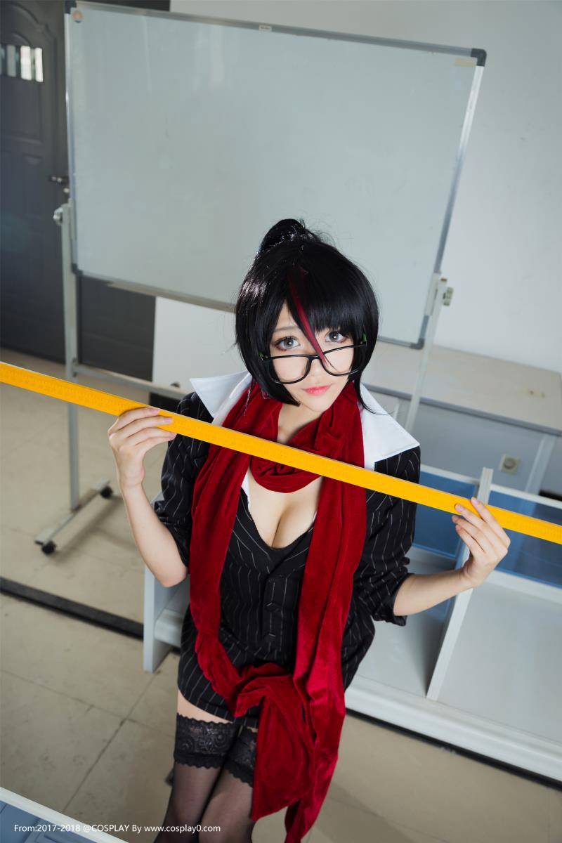 Cosplay福利/巨乳美女啾小妍SAMA无双剑姬菲奥娜制服黑丝Cosplay福利