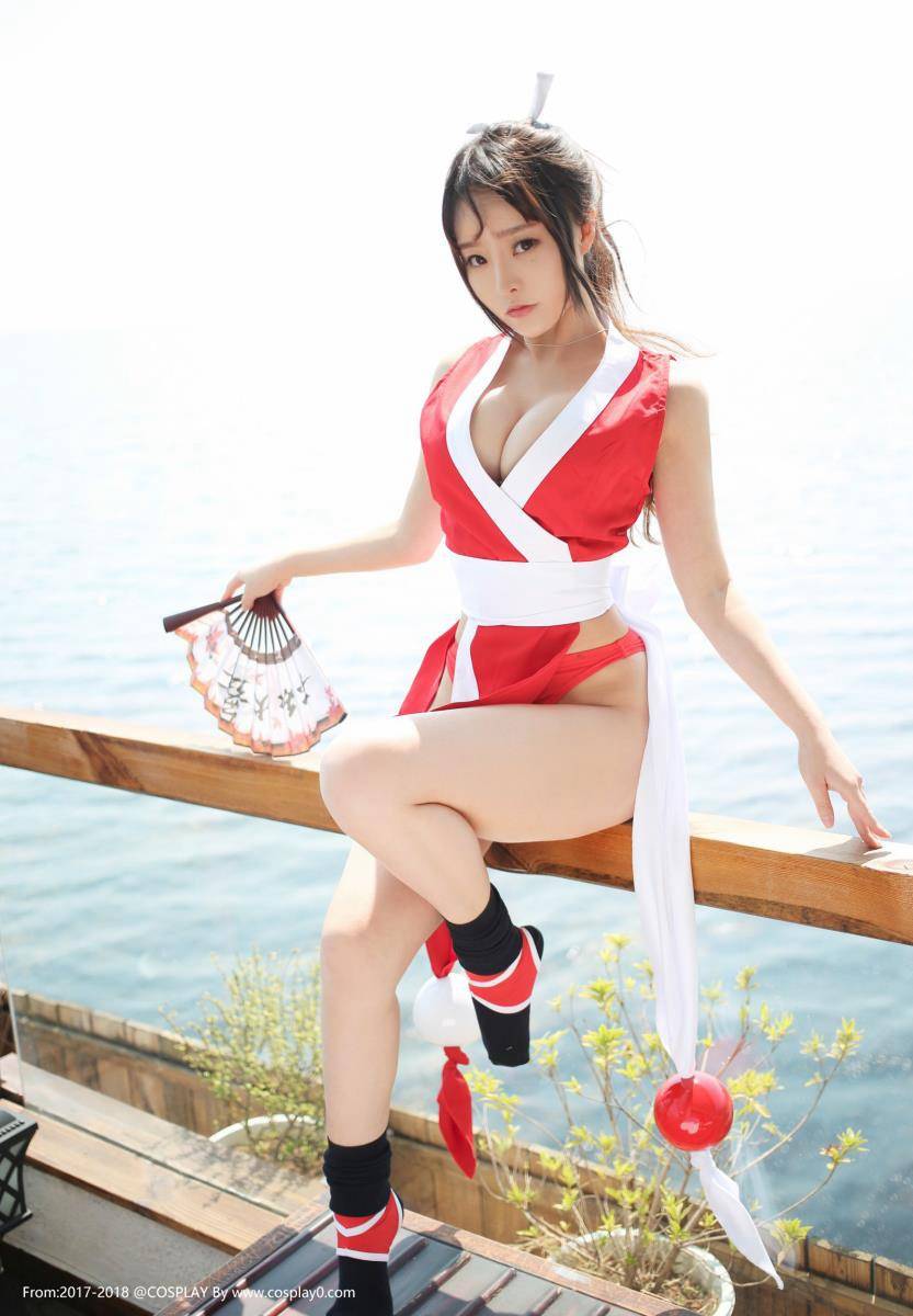 Cosplay福利/巨乳美女无圣光王者荣耀不知火舞无下限Cosplay福利