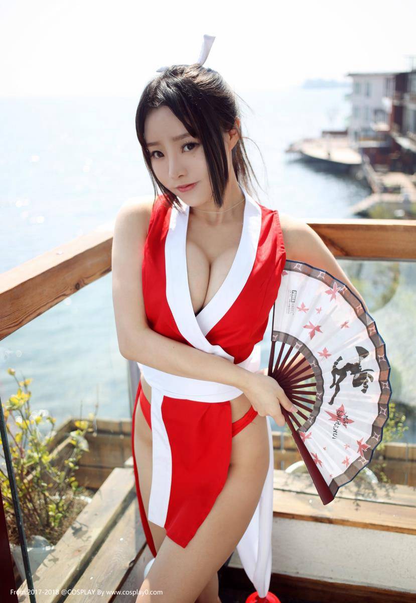 Cosplay福利/巨乳美女无圣光王者荣耀不知火舞无下限Cosplay福利