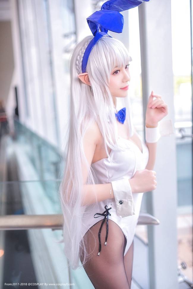 Cosplay福利/御姐桃昔doll爱蜜莉雅兔女郎黑丝无下限Cosplay福利