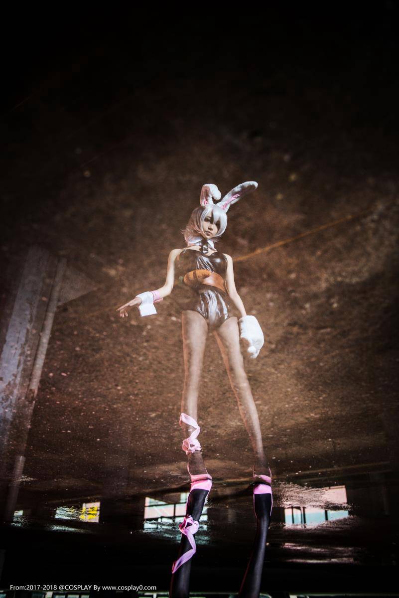 Cosplay福利/英雄联盟啾小妍SAMA锐雯兔女郎黑丝诱惑Cosplay福利