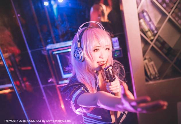 Cosplay福利/Coser二花哥哥超级索尼子黑丝美腿诱惑Cosplay福利