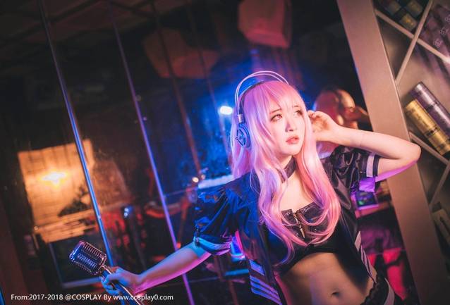 Cosplay福利/Coser二花哥哥超级索尼子黑丝美腿诱惑Cosplay福利