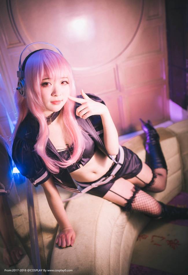 Cosplay福利/Coser二花哥哥超级索尼子黑丝美腿诱惑Cosplay福利