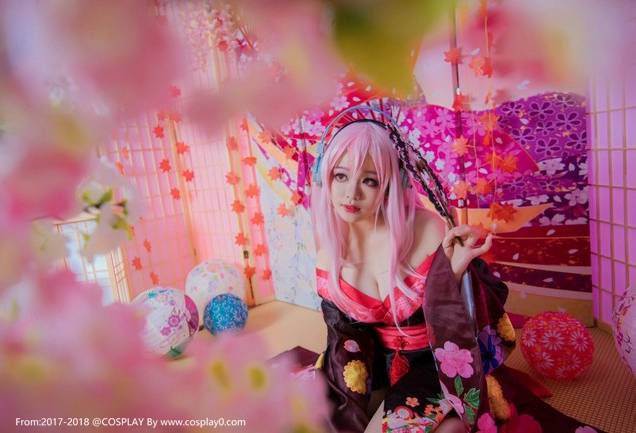 Cosplay福利/动漫美女少女超级索尼子无圣光和服Cosplay番号