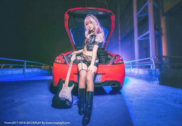 Cosplay福利/性感美女超级索尼子赛车娘同人黑丝网袜Cosplay番号