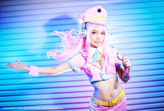 Cosplay福利/二次元萌妹子巨乳超级索尼子白丝宇宙警察Cosplay福利