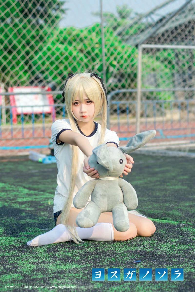 Cosplay福利/缘之空萌芽儿Cos穹妹双马尾白丝萝莉腿控福利