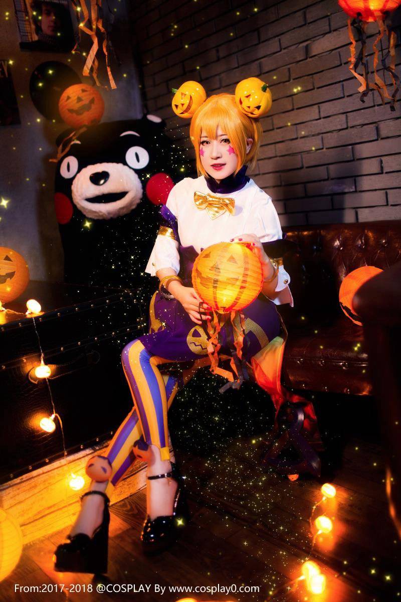 Cosplay福利/王者荣耀万圣节前夜小乔Cosplay萝莉写真图片