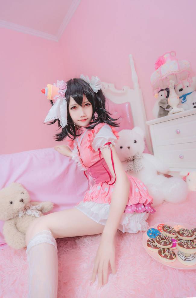 Cosplay福利/白丝绝对领域少女 LoveLive!矢泽妮可COSPLAY美图欣赏 cn:风间澈希