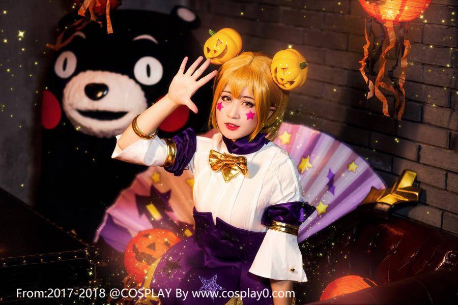 Cosplay福利/王者荣耀万圣节前夜小乔Cosplay萝莉写真图片