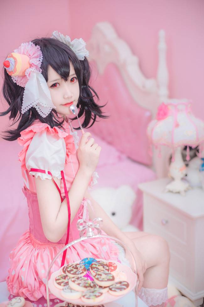 Cosplay福利/白丝绝对领域少女 LoveLive!矢泽妮可COSPLAY美图欣赏 cn:风间澈希