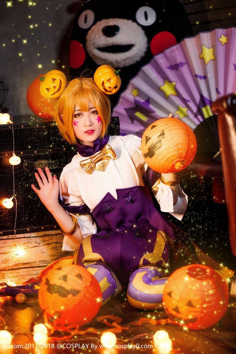Cosplay福利/王者荣耀万圣节前夜小乔Cosplay萝莉写真图片