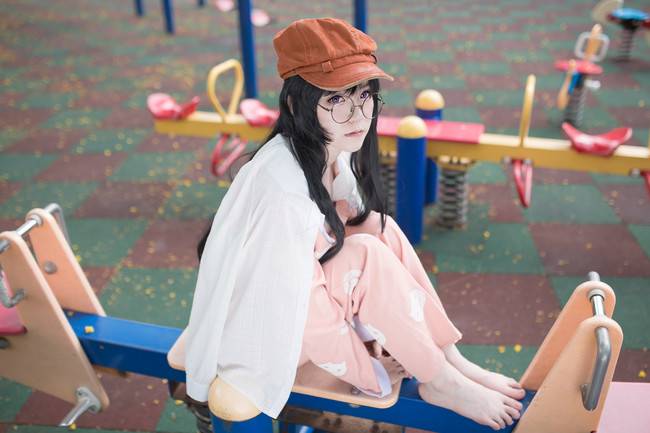 Cosplay福利/性感爆乳睡衣少女 物语系列 羽川翼COSPLAY美图欣赏 cn:小靜Shizu