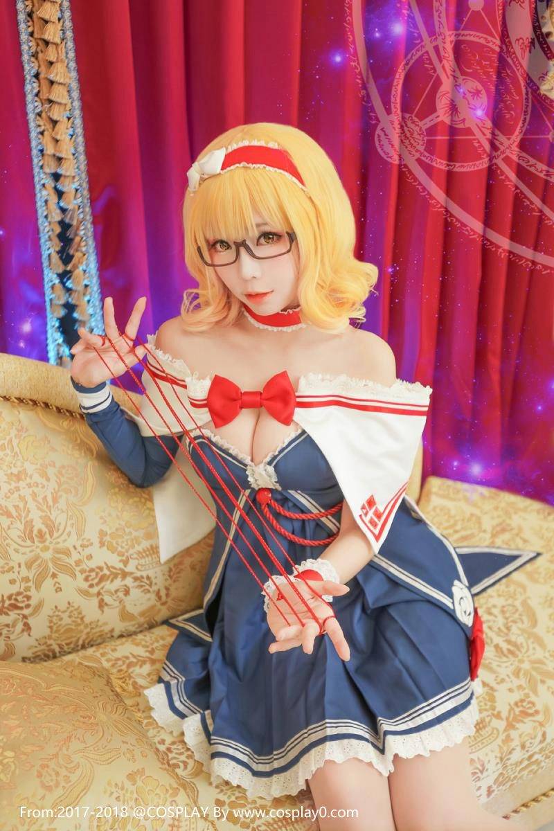 Cosplay福利/ElyEE子Cosplay爱丽丝·玛格特罗依德肉丝美腿美女写真
