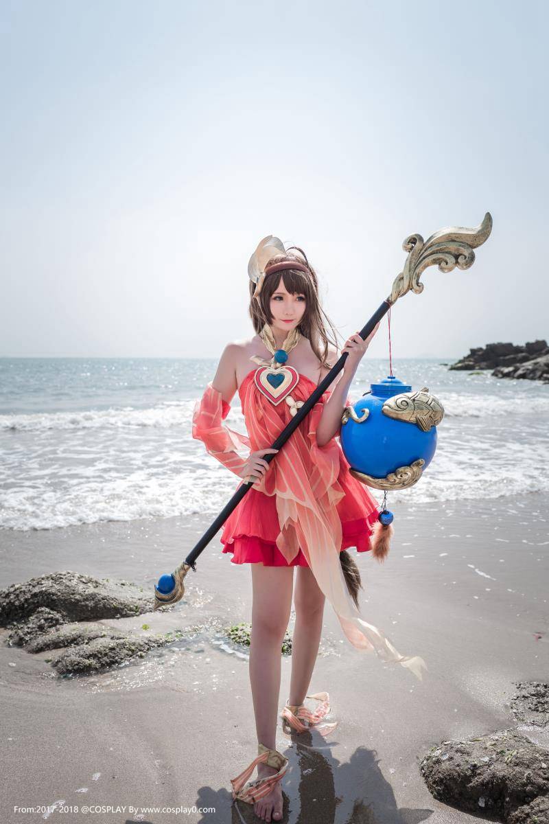 Cosplay福利/碳酸熊卡王者荣耀大乔Cosplay