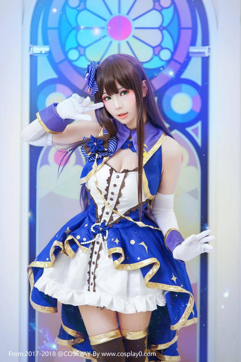 Cosplay福利/ElyEE子偶像大师灰姑娘女孩涩谷凛Cosplay美女图片